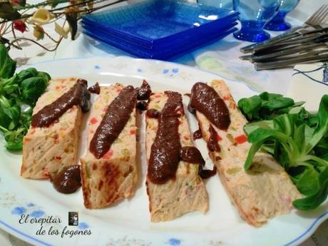 TERRINA DE PAVO CON CREMA DE CIRUELAS terrina de pavo