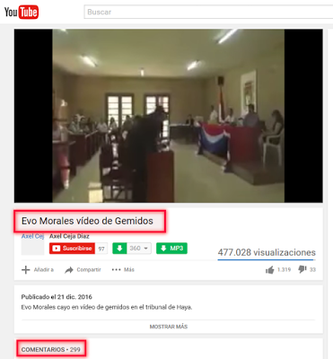 Infamia contra Evo Morales elevada a 