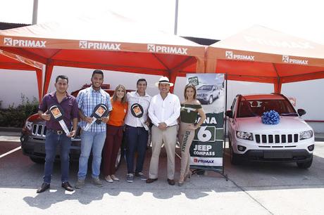 Primax entregó los primeros 3 Jeep Compass a los ganadores del primer sorteo de la promoción “Maneja hacia lo increíble”