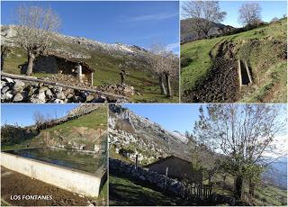 Bermiego-L.linares-La Mortera-Andrúas-Canales de Mortera, Fontes y Pontiga