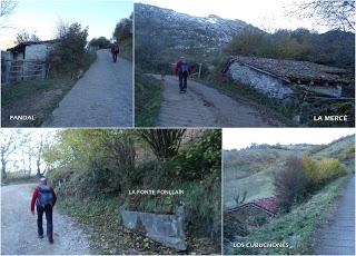 Bermiego-L.linares-La Mortera-Andrúas-Canales de Mortera, Fontes y Pontiga