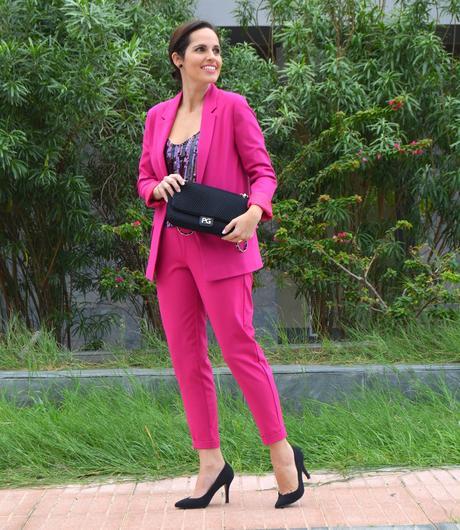 PINK SUIT OUTFIT