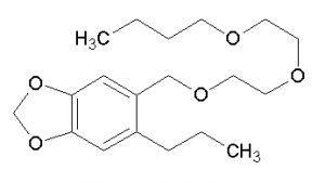 estructura química del buóxido de piperonilo