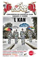 Concierto de L-Kan en Costello Club en el Pop and dance