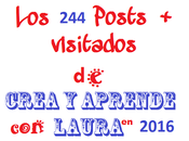 Posts Visitados 2016 Crea aprende Laura
