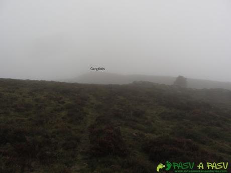 Llegando a la cima del Gargalois