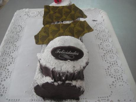 TRONCO DE SAN SILVESTRE CON BUTTERREAM DE CAFÉ