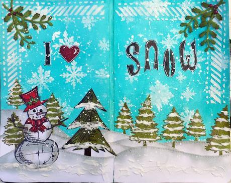 Art Journal: I love snow Art Journal: I love snow