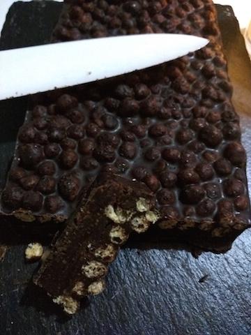 TURRON DE CHOCOLATE Y QUINOA