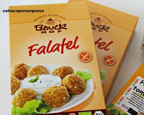 FALAFEL CON SALSA DE YOGUR RÁPIDO Y SIN GLUTEN