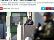 Frustrado ataque terrorista palestino Jerusalem.