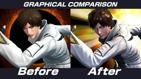 Se comparan los gráficos de The King Of Fighters XIV introducidos en su último parche