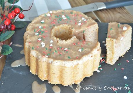 Angel Food Cake de Pan de Jengibre