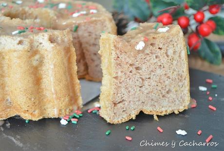 Angel Food Cake de Pan de Jengibre