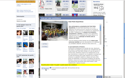 Sorteo de bisutería patinaje