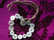 Decoración valentín: corazon botones