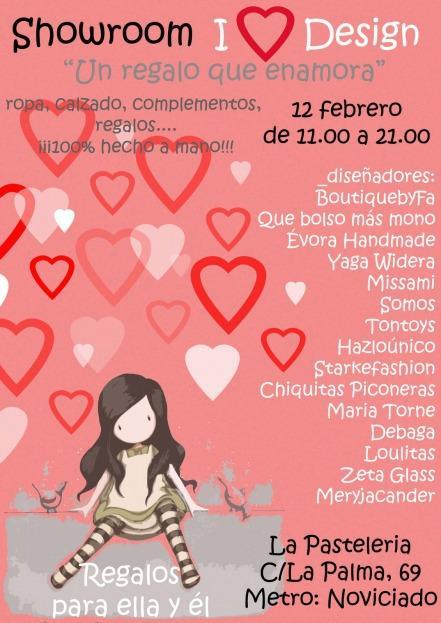 showroom i love design, mercadillo de san valentin