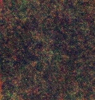 Miles de galaxias se aglomeran en esta imagen de Herschel del universo distante. Cada punto en esta imagen es una galaxia que contiene miles de millones de estrellas