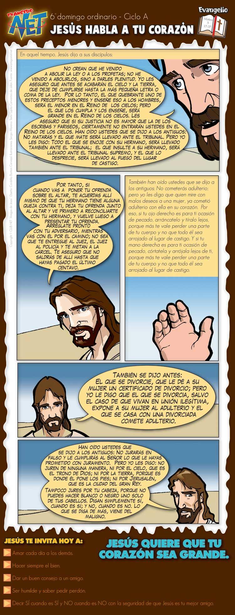 Evangelio Dominical: 13 de febrero del 2011