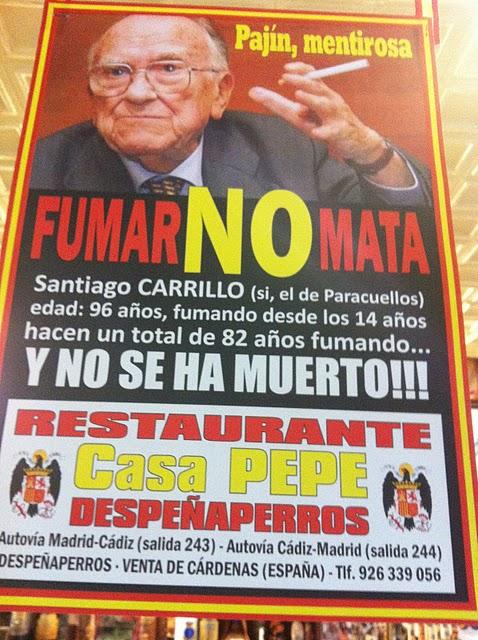 La nueva ley anti tabaco.