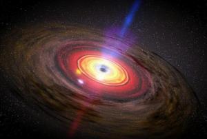 Los agujeros negros envían información en forma de luz