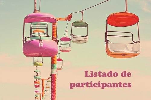 Listado de participantes en el sorteo de la Rocking Chair!