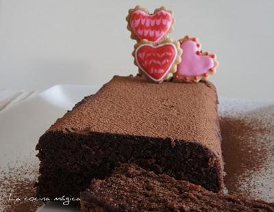 BLACK CAKE AL MICROONDAS Y FELIZ SAN VALENTIN