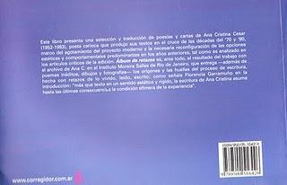 Ana Cristina César: Álbum de retazos: