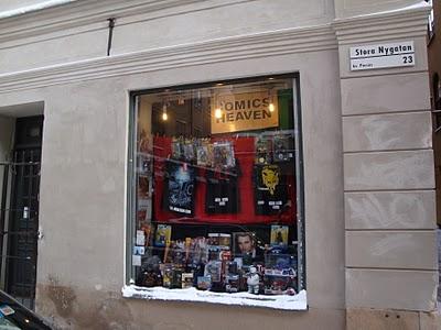 Algunas fotos relacionadas con los comics y Estocolmo