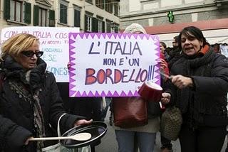 Las mujeres contra Berlusconi