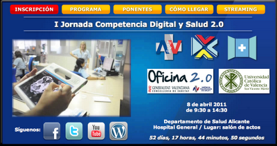 I JORNADA DE COMPETENCIAS DIGITALES Y SALUD 2.0