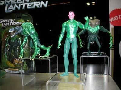 GREEN LANTERN MOVIE: Las figuras de acción en la Toy Fair 2011