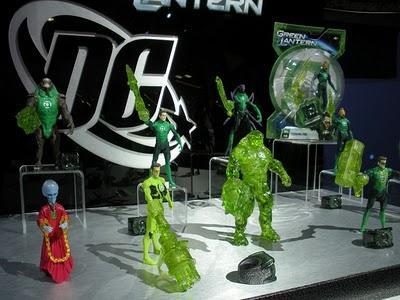 GREEN LANTERN MOVIE: Las figuras de acción en la Toy Fair 2011
