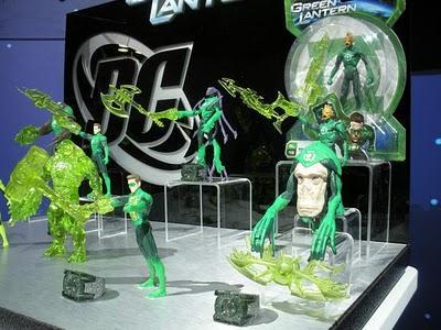 GREEN LANTERN MOVIE: Las figuras de acción en la Toy Fair 2011