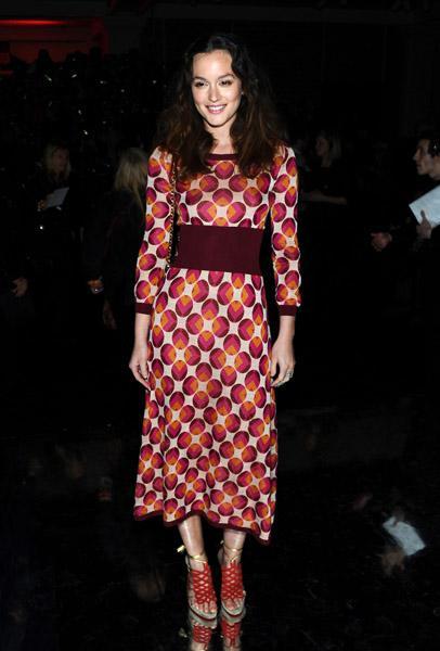 Leighton Meester in Marc Jacobs spring 2011