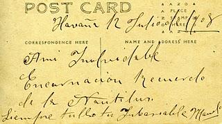 Tarjetas postales de hace 100 años: Cuba y España.