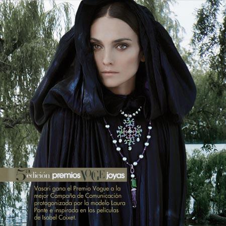 Vasari gana el Premio Vogue a la mejor Campaña de Comunicación protagonizada por la modelo Laura Ponte e inspirada en las películas de Isabel Coixet.