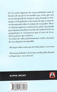Delmore Schwartz: En los sueños empiezan las responsabilidades: