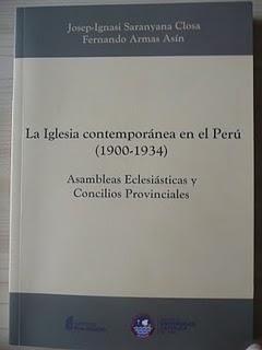 La Iglesia contemporánea en el Perú (1900-1934). Asambleas eclesiásticas y concilios provinciales