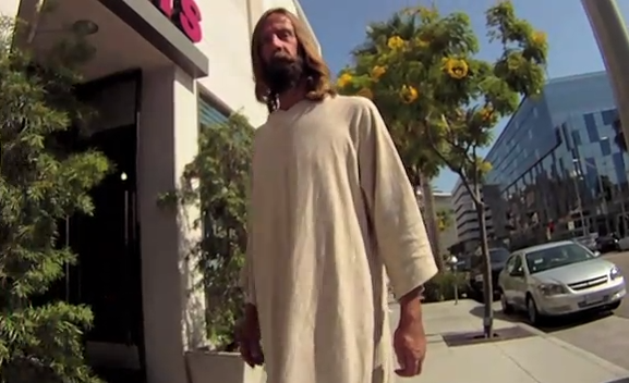 Jesucristo en las calles de Los Angeles