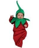 Deluxe Baby Bunting, Chili Pepper, 0 to 9 Months