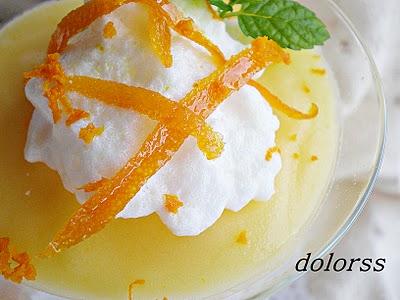 CREMA DE NARANJA CON CUMBRE NEVADA