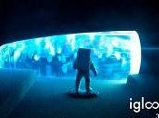 Igloo, infinito lado extraño lugares conocidos.