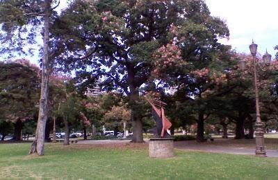 Parque con esculturas