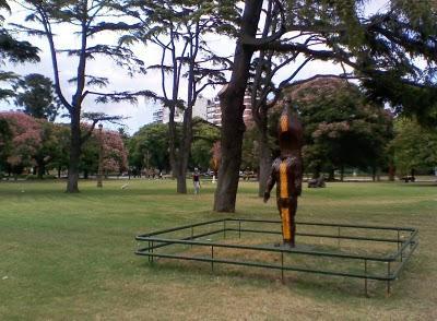 Parque con esculturas