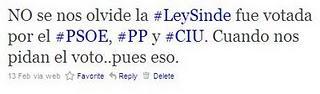 No les votes (a los que aprobaron la ley Sinde) No les votes (a los que aprobaron la ley Sinde)