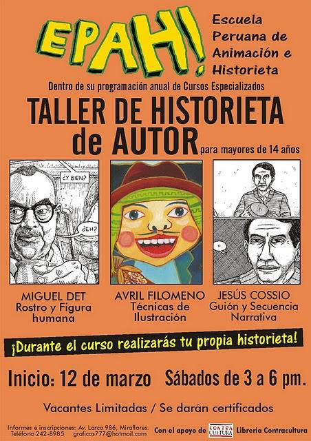 EPAH! inicia cursos regulares de Historieta