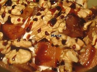 Copa de Nata con Nueces y Carne Membrillo