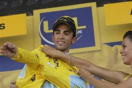 El ciclista Alberto Contador