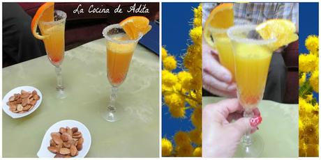 Cóctel mimosa